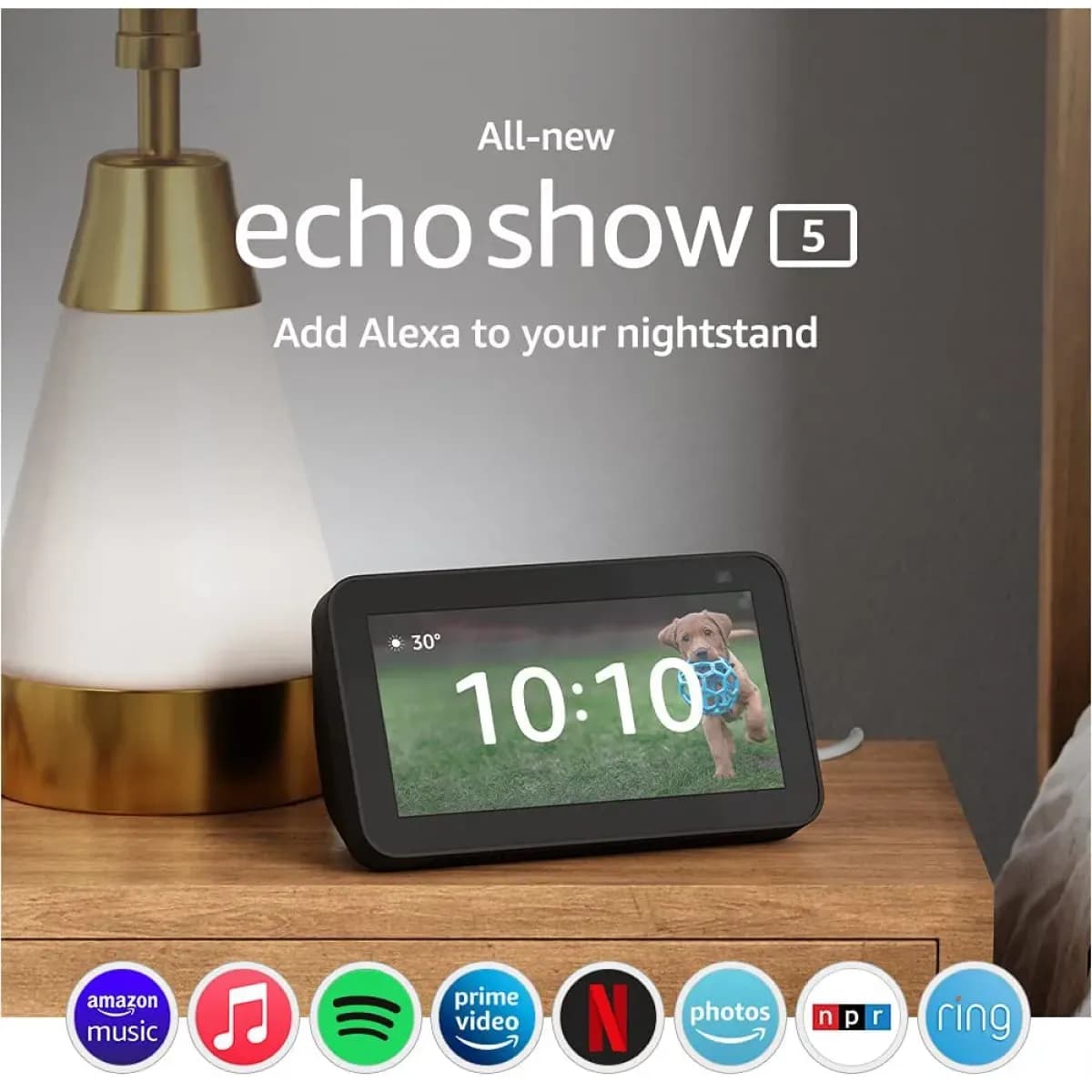 Parlantes Inteligente Amazon/ Echo Show/ 2da Generación/ Negro