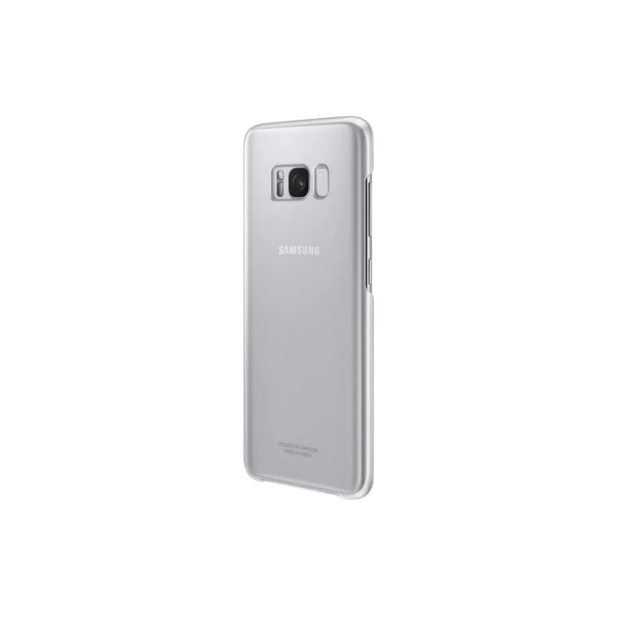 COBERTOR TRANSPARENTE PARA S8 PLATEADO