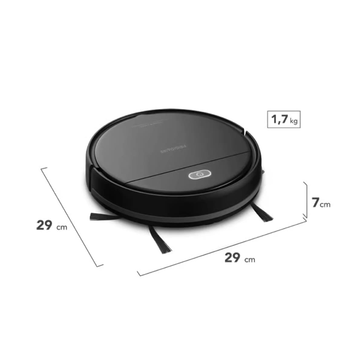 Aspiradora Robot Frigidaire/ 3 en 1/ Sensor Anticaída/ Negra