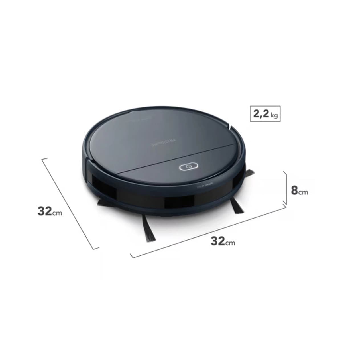 Aspiradora Robot Frigidaire/ 4 en 1/ Sensor Anticolisión y Anticaída/ Negra