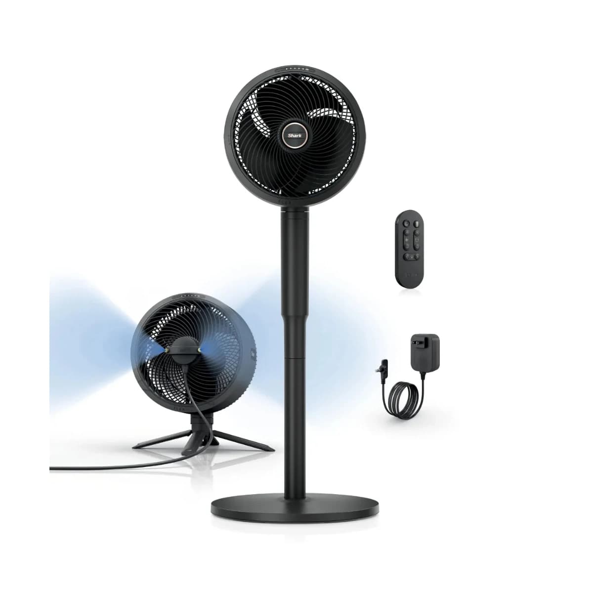 Ventilador Shark/ FlexBreeze con InstaCool Mist/ Recargable/ Negro