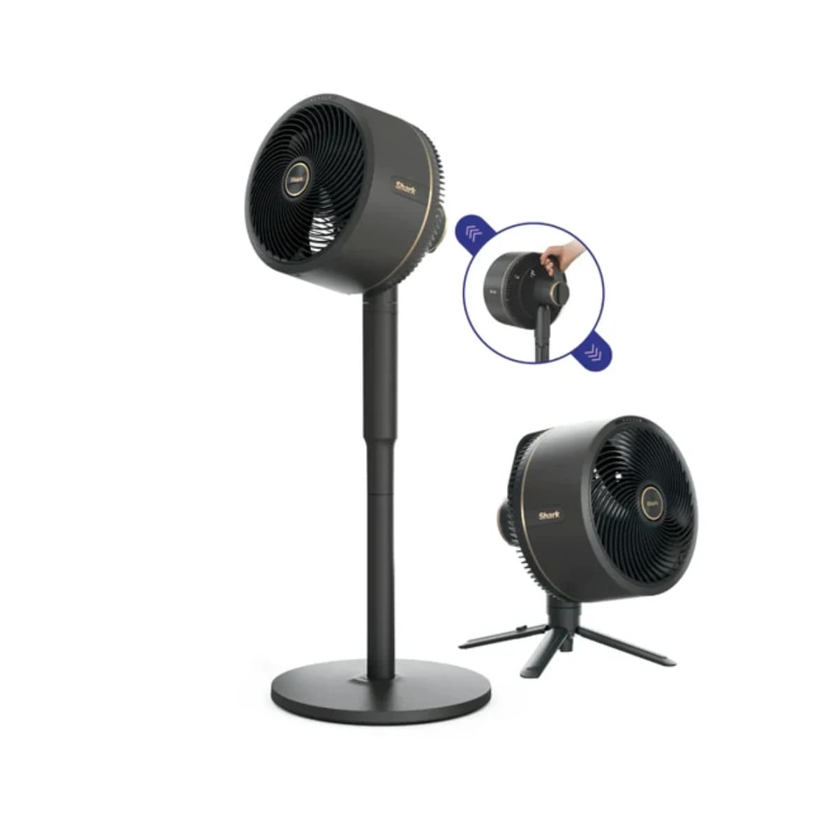 Ventilador Shark/ FlexBreeze con InstaCool Mist/ Recargable/ Negro