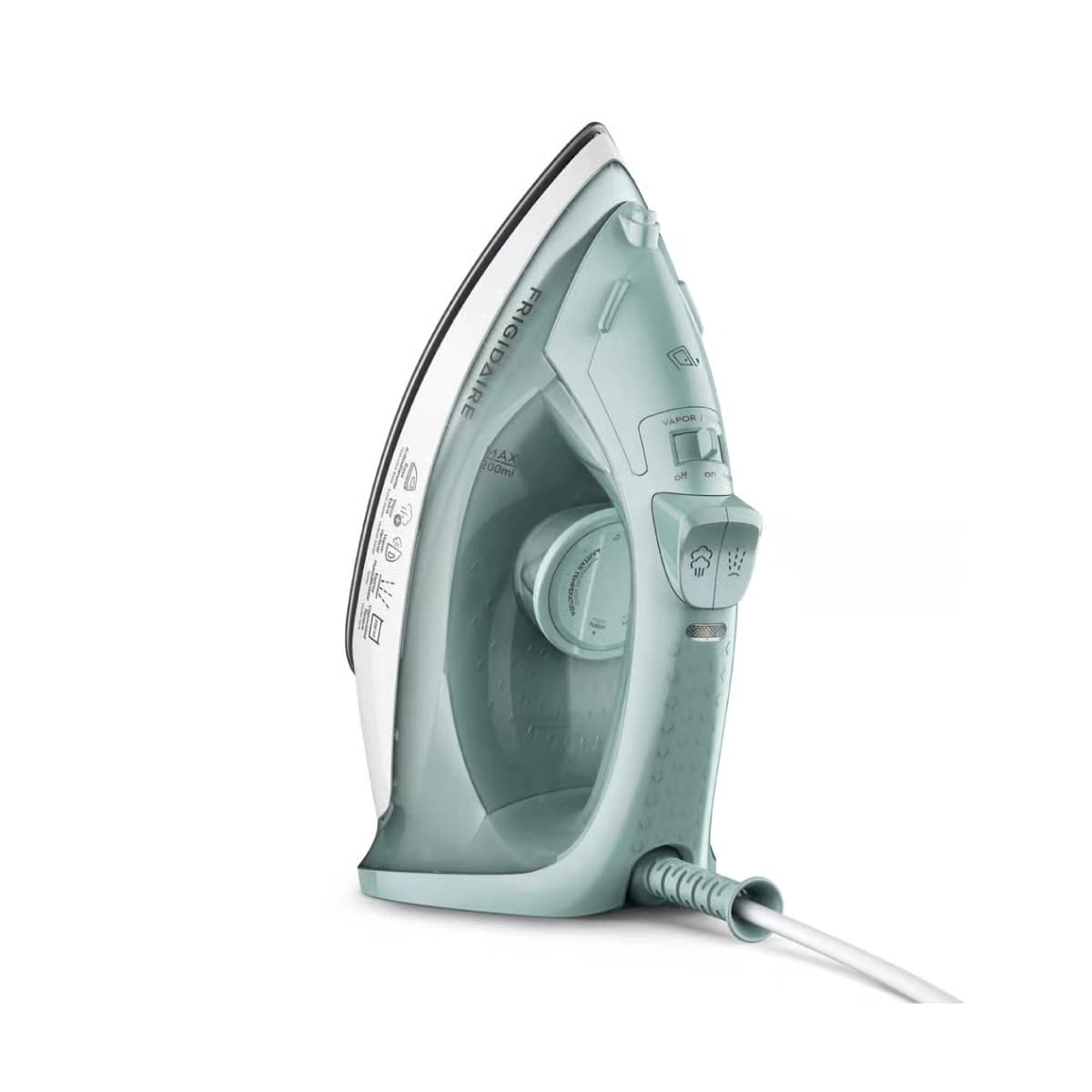 Plancha de Ropa Frigidaire/ Antiadherente/ de Vapor/ Verde