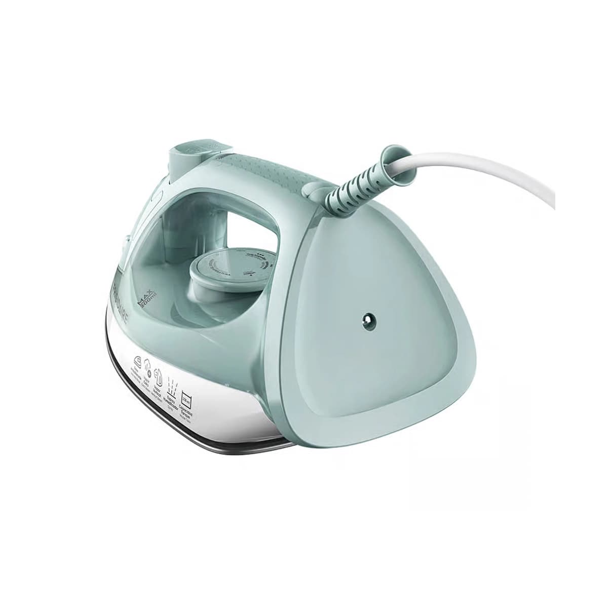 Plancha de Ropa Frigidaire/ Antiadherente/ de Vapor/ Verde