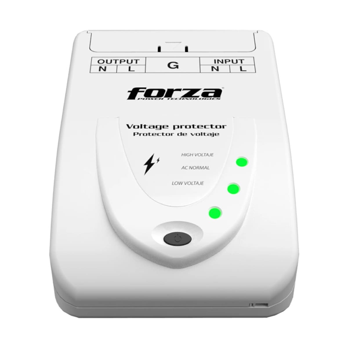Protector de Voltaje Forza Zion/ Blanco/ 6600W
