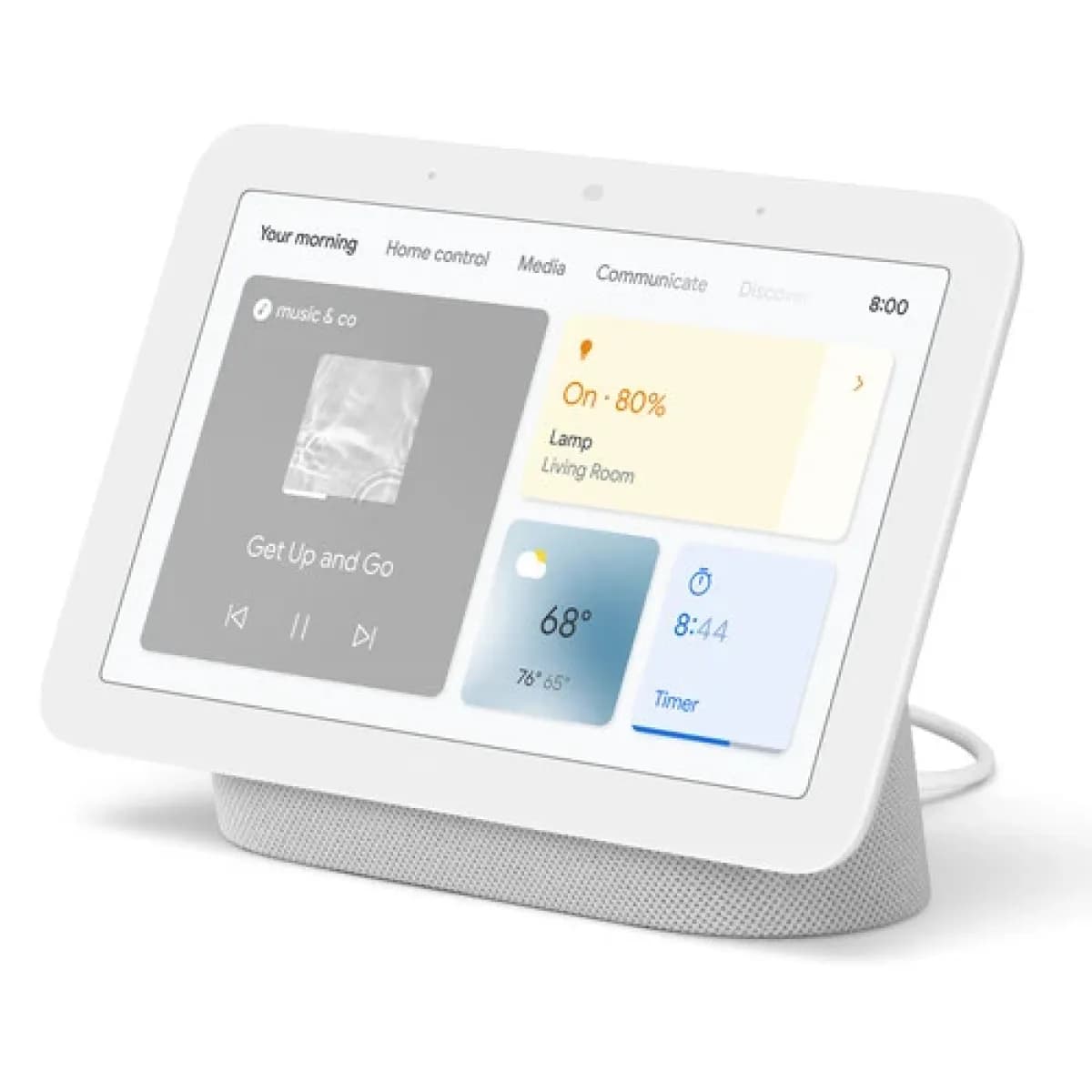 Parlante Inteligente Google Nest Hub/ Wi-Fi/ Blanco