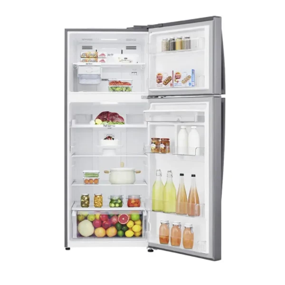 Refrigeradora LG/ Top Mount/ GT47WGP/ 17'/ Linear Cooling/ Gris