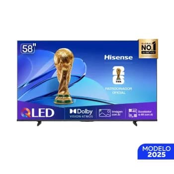 Smart TV Hisense 58" QLED VIDAA 4K/ HIS-58Q6QV
