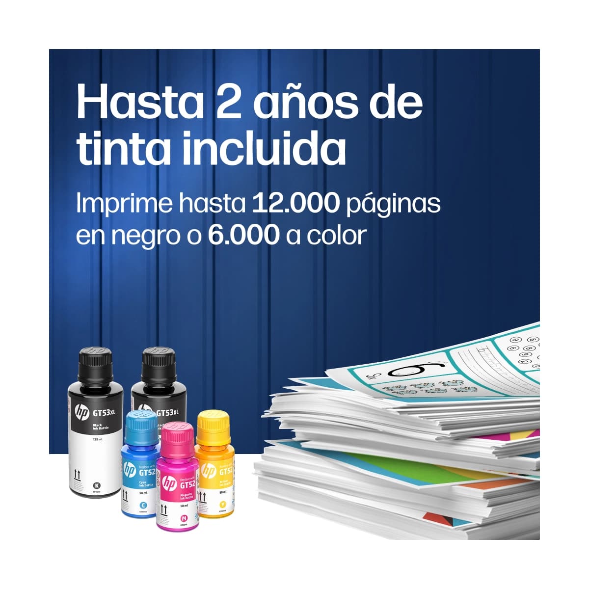Impresora Unifuncional HP/ Smart Tank 210/ Wi-Fi/ Blanca
