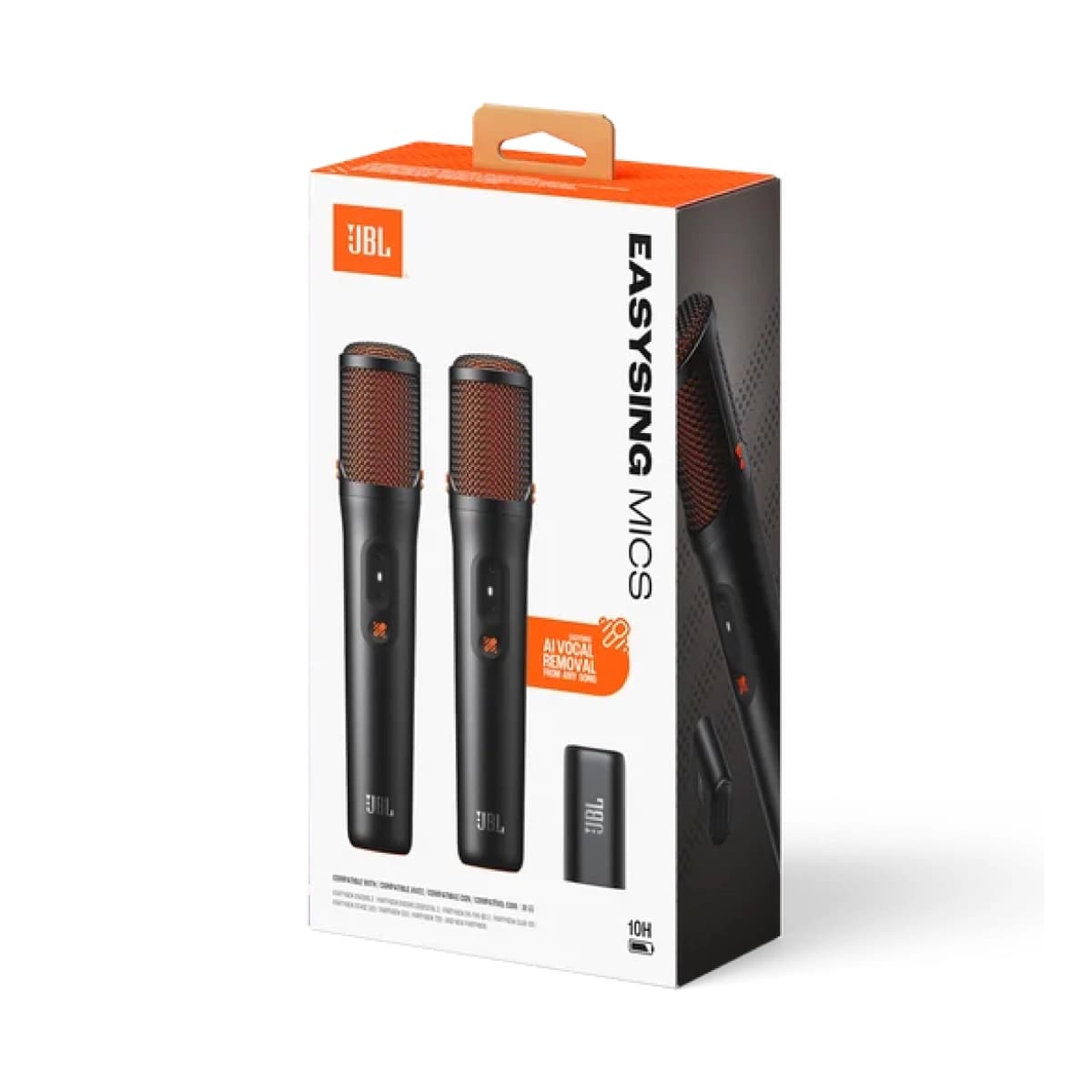 Micrófono JBL/ EasySing Mics/ 2 Pack/ Inalámbrico/ Negro