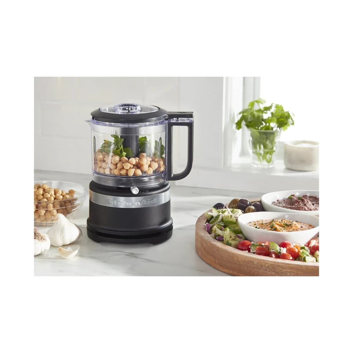 Mini Procesador de Alimentos KitchenAid/ 3.5 Tazas/ Negro Matte