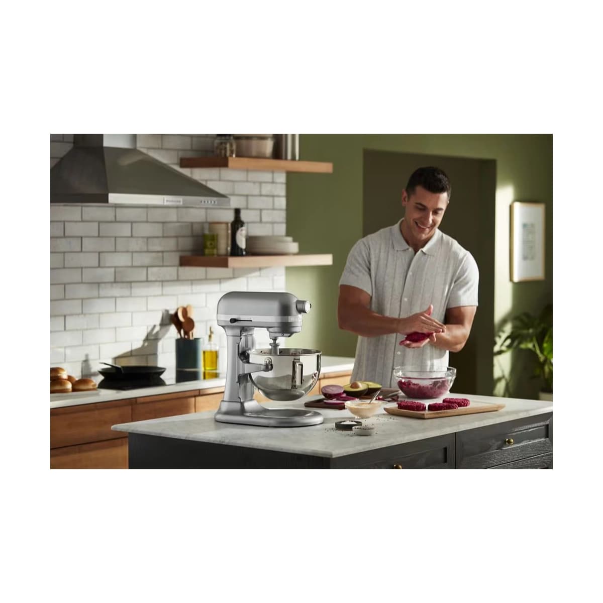 Batidora de Pedestal KitchenAid/ Tazón Elevable/ 10 Velocidades/ Contour Silver
