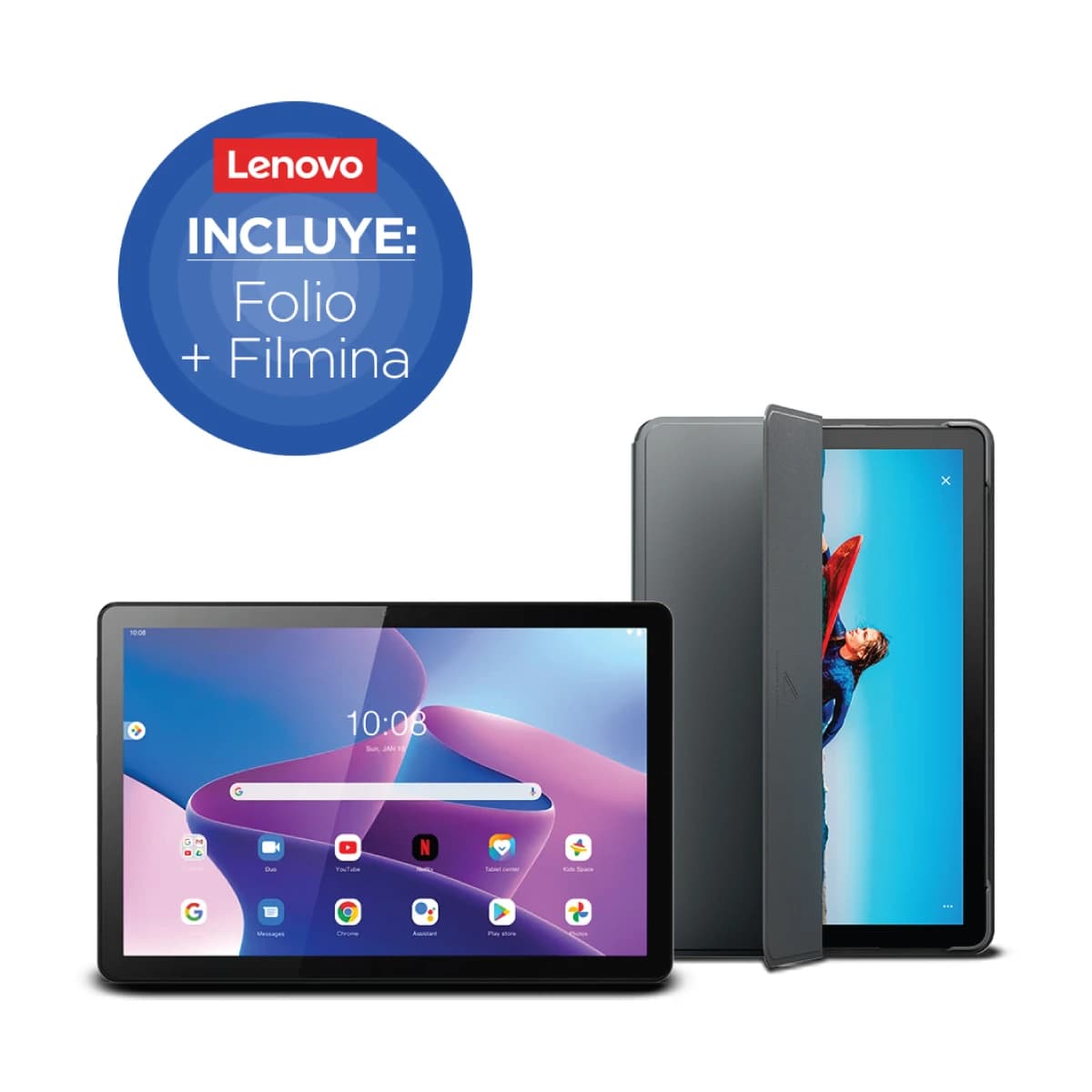 Tablet Lenovo Tab M10/ 3ra Generación/ 10"/ Wi-Fi + LTE/ 64GB/ Gris