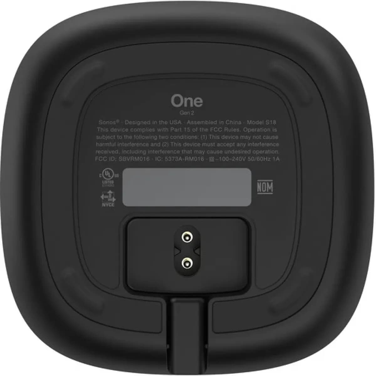 Parlante Portátil Sonos/ One 2nd Generación/ Bluetooth/ Negro