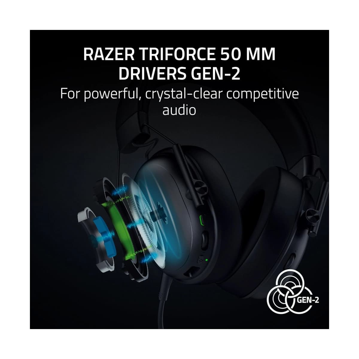 Audífonos Razer/ BlackShark V3/ Inalámbrico/ Negro