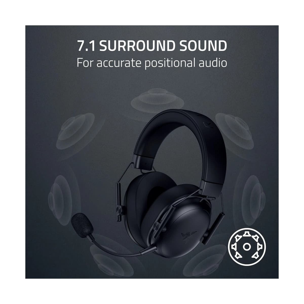 Audífonos Razer/ BlackShark V3/ Inalámbrico/ Negro