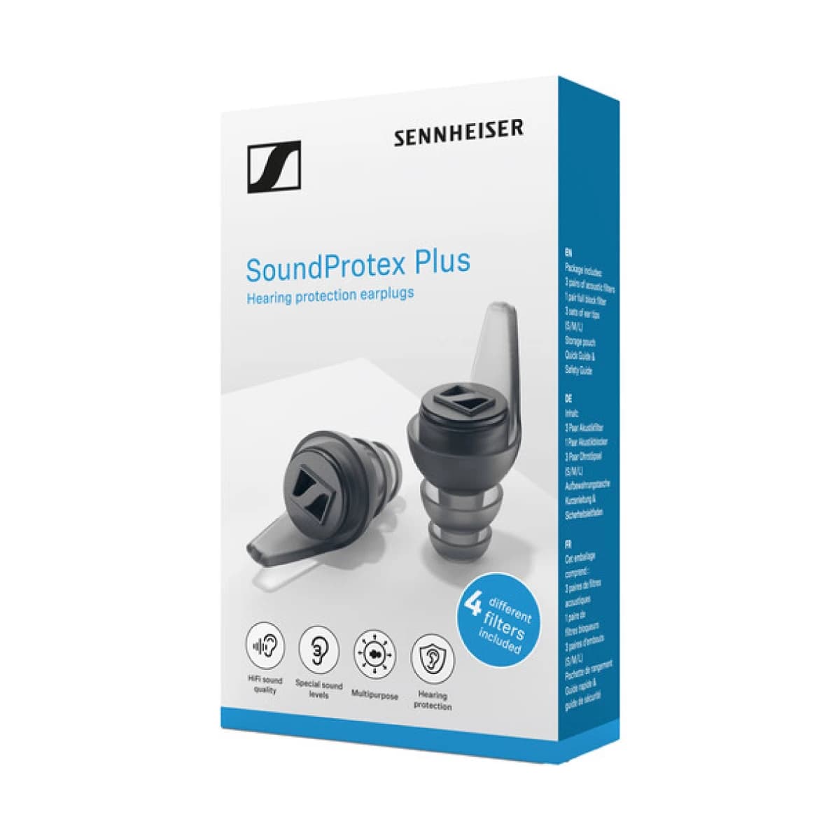 Tapones para Oídos Sennheiser/ SoundProtex Plus/ Gris