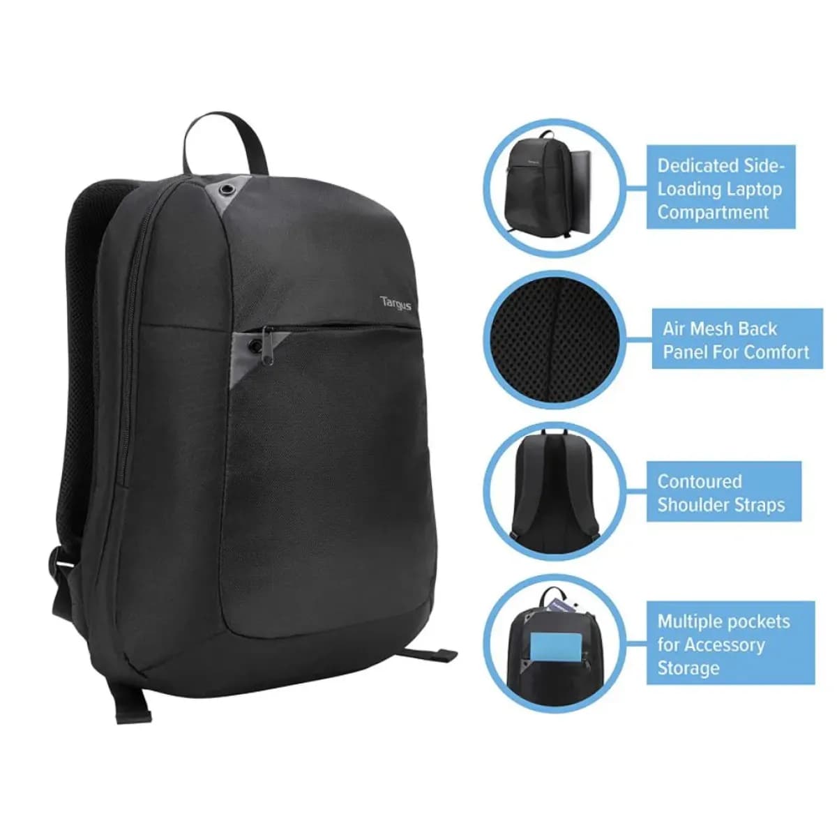 Mochila Targus 16"/ UltraLight/ Negra