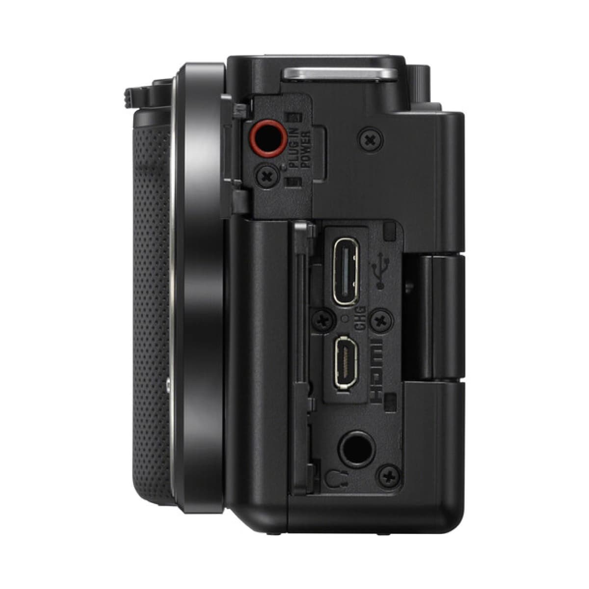 Cámara Sony/ ZV-E10/ Para Videoblogs/ Mirrorless Camara/ 6-50mm f/3.5-5.6 II Lens/ Negra