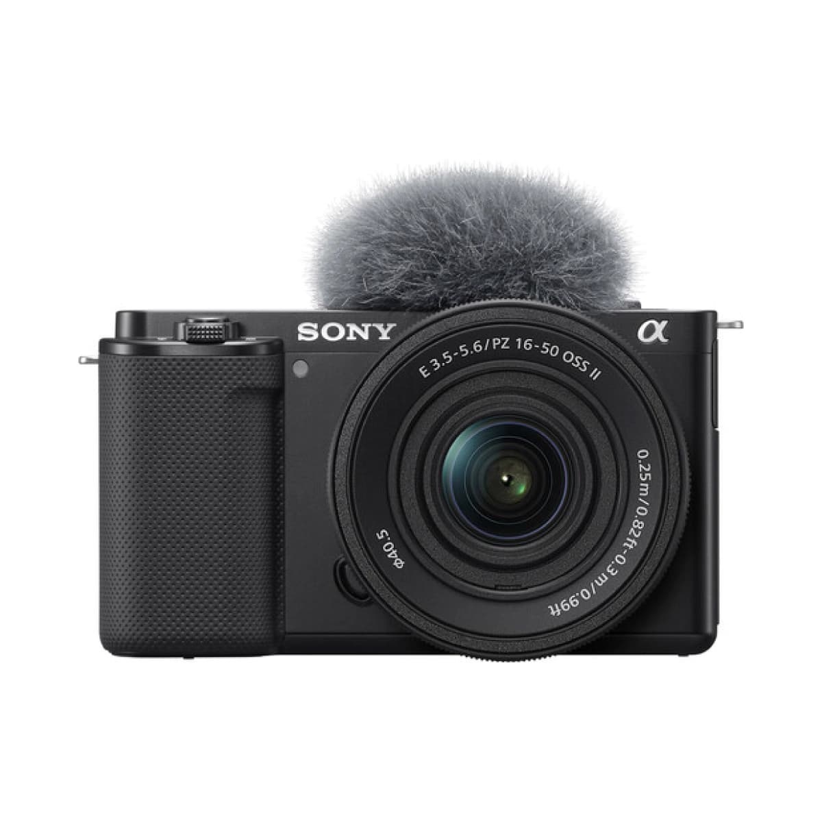 Cámara Sony/ ZV-E10/ Para Videoblogs/ Mirrorless Camara/ 6-50mm f/3.5-5.6 II Lens/ Negra