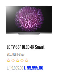 LG TV 65" OLED 4K Smart